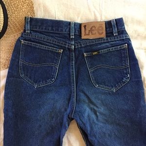 VINTAGE Lee Riders High Waisted Blue Denim Jeans